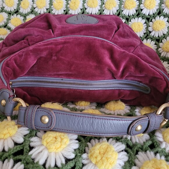 Juicy Couture "Juicy is for Life" Velour Handbag - Picture 6 of 14